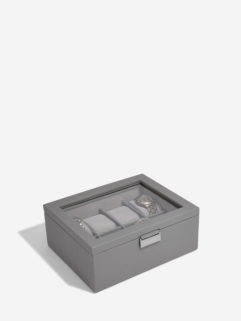 8 Piece Watch Box - Slate Grey - 76067