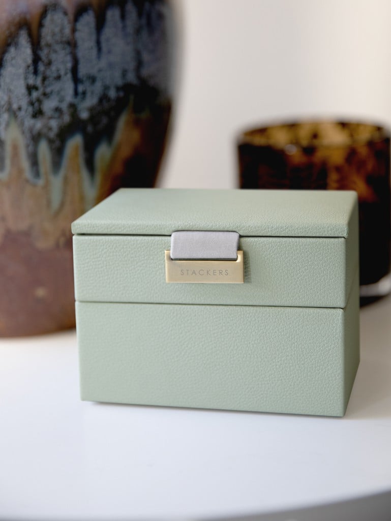 Micro Jewellery Box - Sage Green - 76152