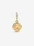 Happy Birthday Cake Dangle Charm - 14ct Gold Plated - 763787C01