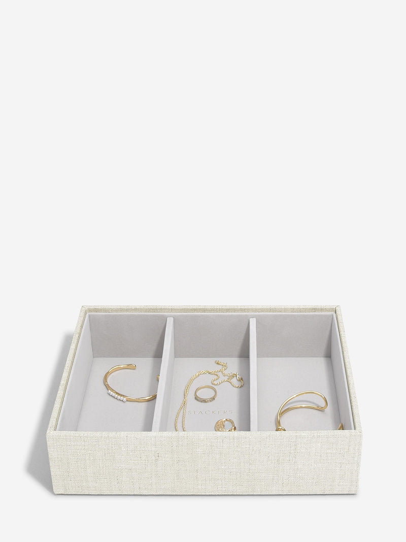 Classic Jewellery Box - Oatmeal/Linen - 76388
