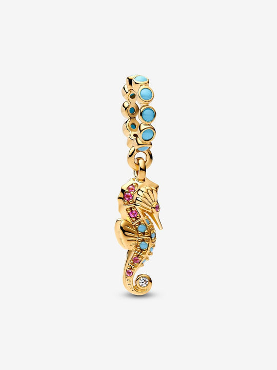 Seahorse Dangle Charm - 14ct Gold Plated - 763895C01