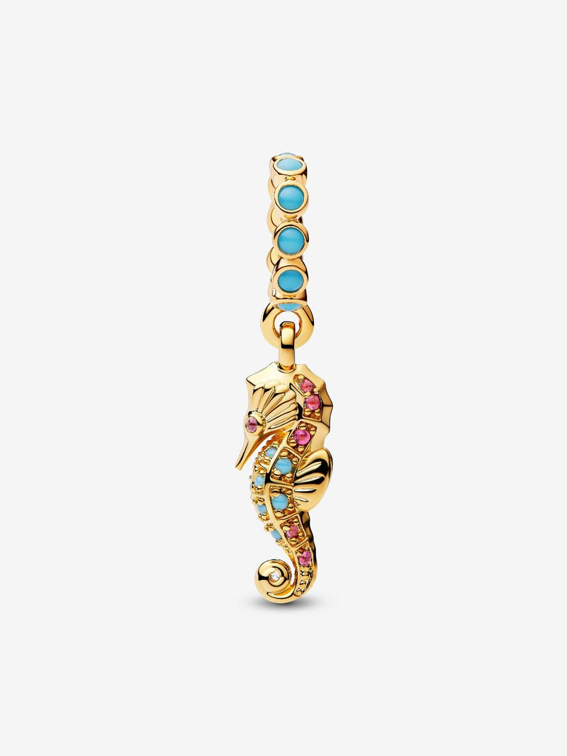 Seahorse Dangle Charm - 14ct Gold Plated - 763895C01