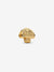 Textured Mushroom Mini Charm - 14ct Gold Plated - 764048C00