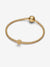 Textured Sun Mini Charm - 14ct Gold Plated - 764052C00