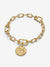 Swallow Medallion Charm - 14ct Gold Plated - 764082C01