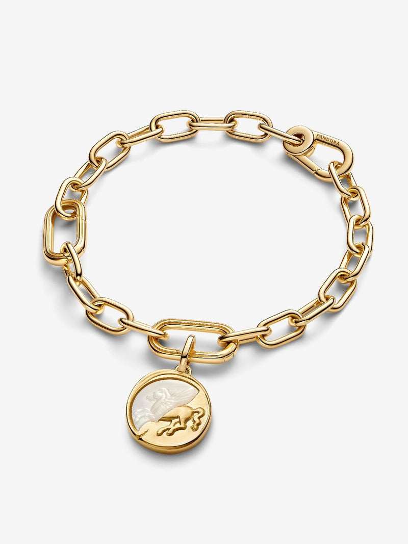 Pegasus Medallion with Mother of Pearl - 14ct Gold Plated - 764090C01