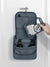 Large Hanging Washbag - Blue Canvas - 76409