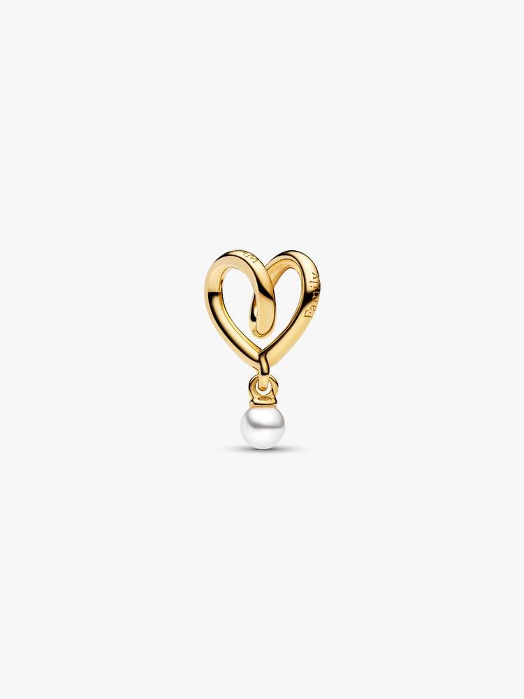 Wrapped Heart Charm - 14ct Gold Plating - 764138C01