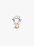Home & Heart Charm - Sterling Silver/14ct Gold Plating - 764145C00