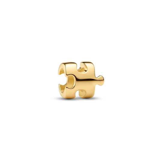 Puzzle Mini Charm - 14ct Gold Plated - 764514C00