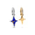 Star Duo Splittable Charm - Sterling Silver/14ct Gold Plated