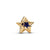 Openwork Star Charm - 14ct Gold Plated