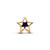 Openwork Star Charm - 14ct Gold Plated