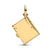 Openable Book Dangle Charm - 14ct Gold Plated