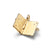 Openable Book Dangle Charm - 14ct Gold Plated