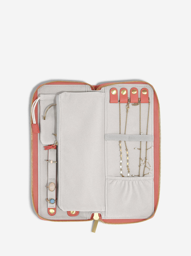 Jewellery Roll - Pink Grapefruit - 76680