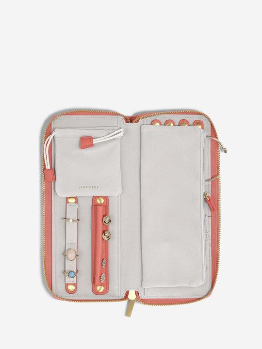 Jewellery Roll - Pink Grapefruit - 76680