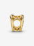 Sparkling Entwined Hearts Charm - 14ct Gold Plated - 769270C01