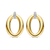 Milano Oval Earrings - Gold - 78013ZY