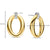 Milano Oval Earrings - Gold - 78013ZY