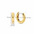 Milano Huggie Hoop Earrings - Gold - 7811YS