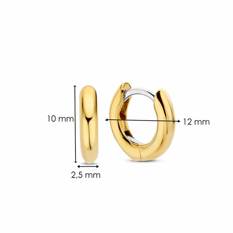 Milano Huggie Hoop Earrings - Gold - 7811YS