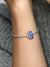 Galaxy Blue & Star Murano Charm - Sterling Silver - 790015C00