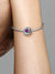 Braided Openwork Silver Charm - February Birthstone - Sterling Silver - 790065C02