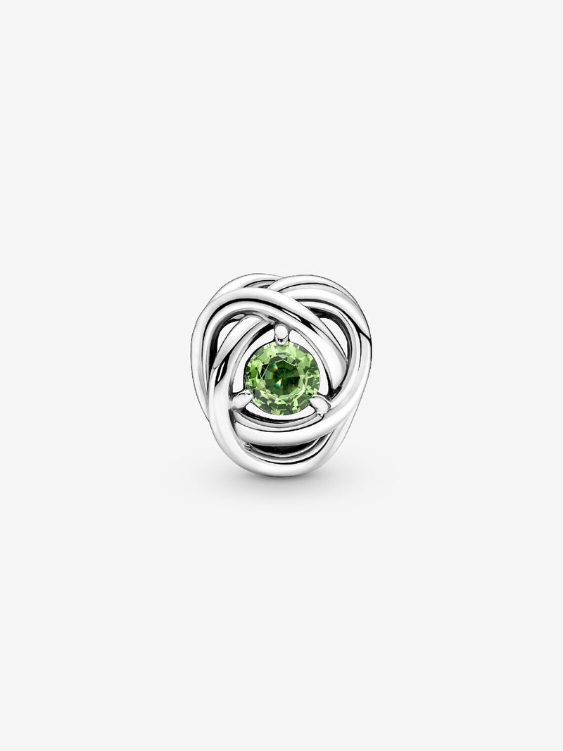 Braided Openwork Silver Charm - August Birthstone - Sterling Silver - 790065C03