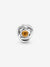 Braided Openwork Silver Charm - November Birthstone - Sterling Silver - 790065C04