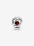 Braided Openwork Silver Charm - January Birthstone - Sterling Silver - 790065C06