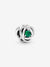 Braided Openwork Silver Charm - May Birthstone - Sterling Silver - 790065C08
