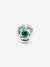 Braided Openwork Silver Charm - May Birthstone - Sterling Silver - 790065C08