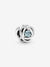 Braided Openwork Silver Charm - March Birthstone - Sterling Silver - 790065C09