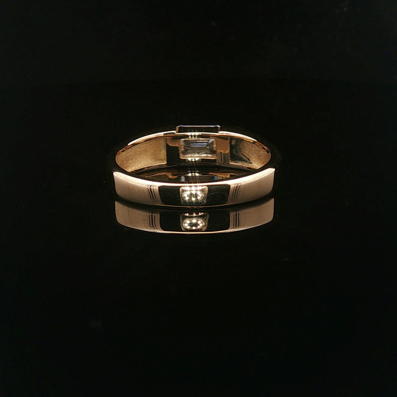 Lab-Grown Diamond Tension Set Solitaire Ring | 9ct Yellow Gold | 1.06ct
