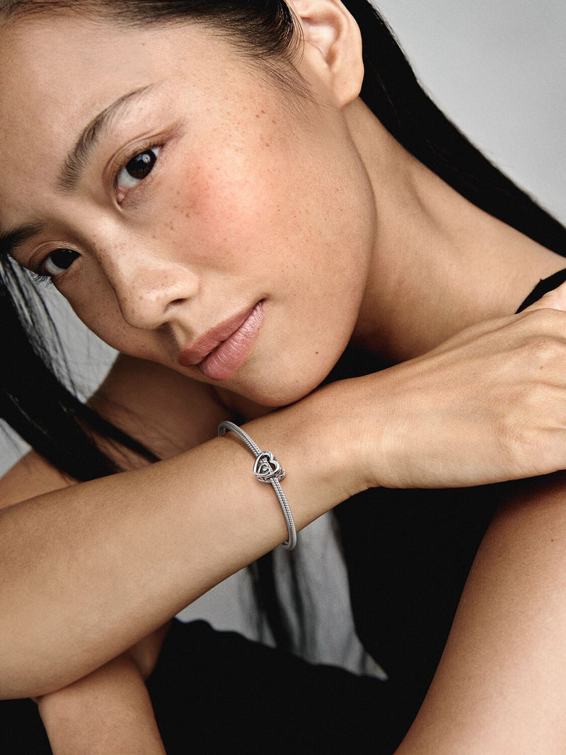 Entwined Infinite Hearts Charm - Sterling Silver - 790800C00