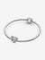 Entwined Infinite Hearts Charm - Sterling Silver - 790800C00