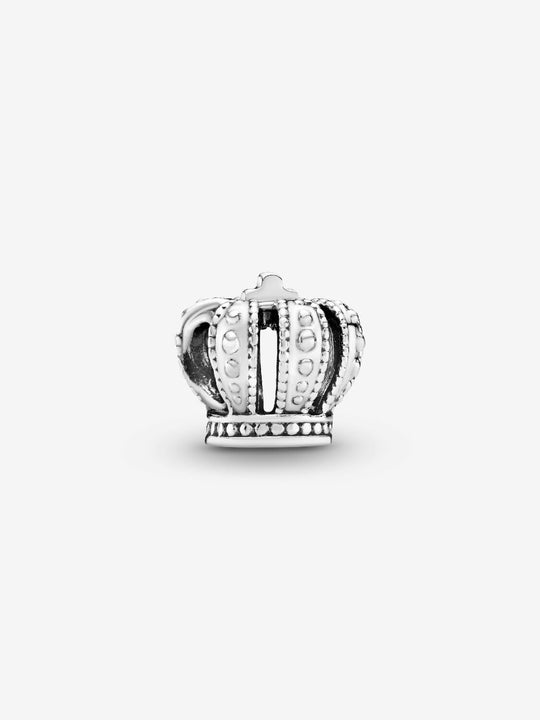 Regal Crown Charm - Sterling Silver - 790930