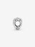 Mum Daisy Heart Charm - Sterling Silver - 791155C01