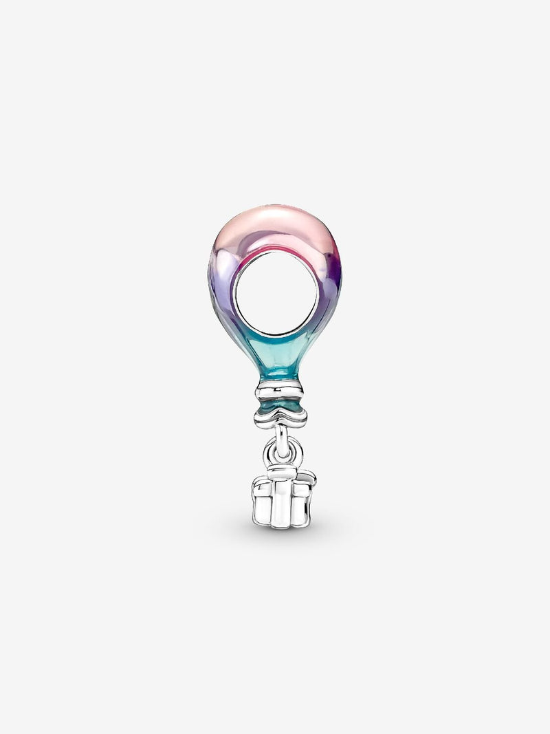 Happy Birthday Hot Air Balloon Charm - Sterling Silver - 791501C01