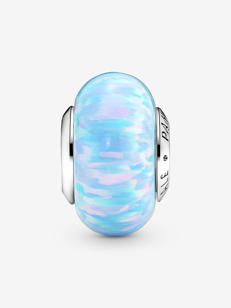 Opalescent Ocean Blue Charm - Sterling Silver - 791691C01