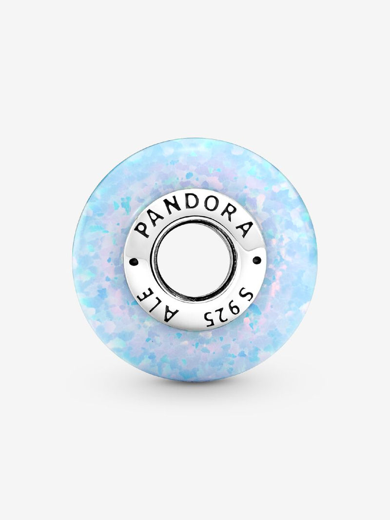 Opalescent Ocean Blue Charm - Sterling Silver - 791691C01