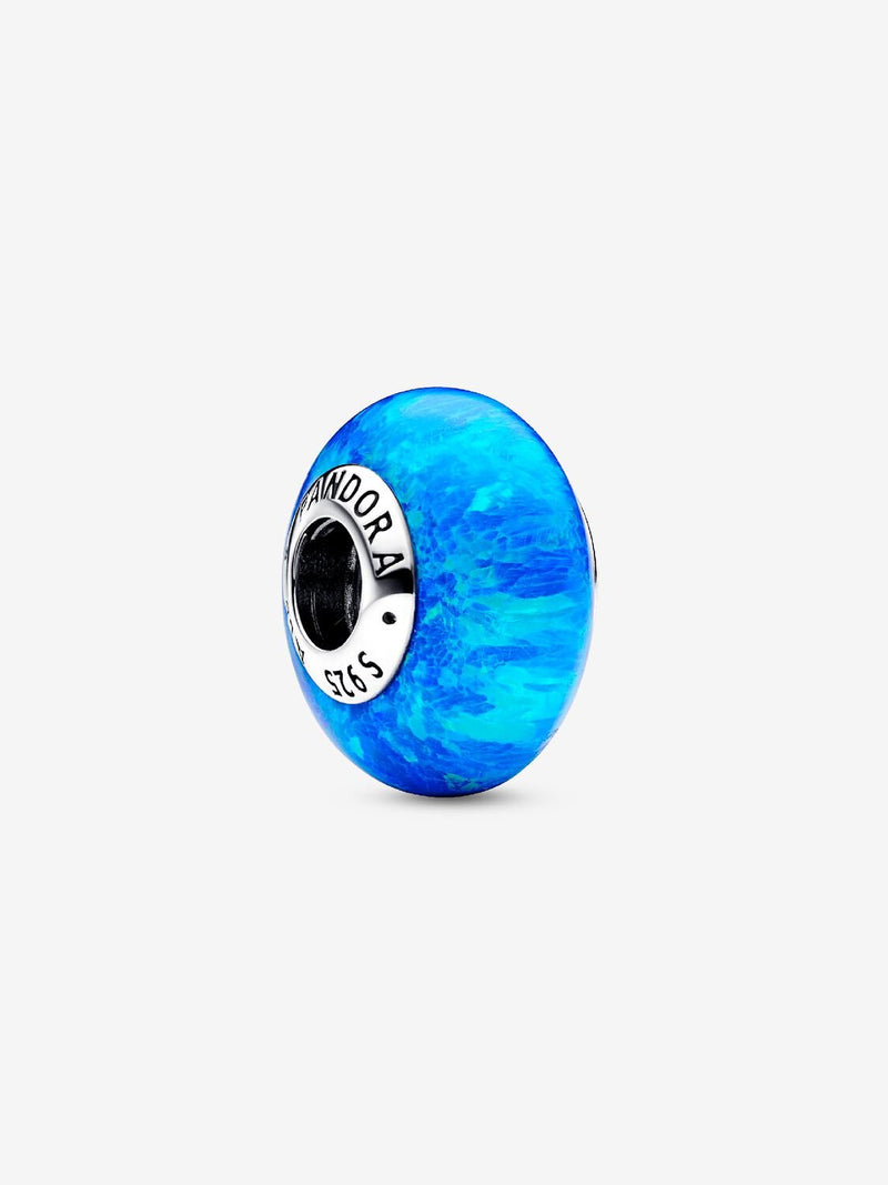 Opalescent Ocean Deep Blue Charm - Sterling Silver - 791691C02