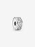 Clear Pavé Clip Charm - Sterling Silver - 791817CZ