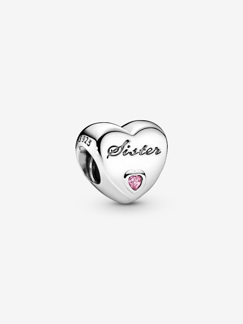 Sister's Love Charm - Sterling Silver - 791946PCZ