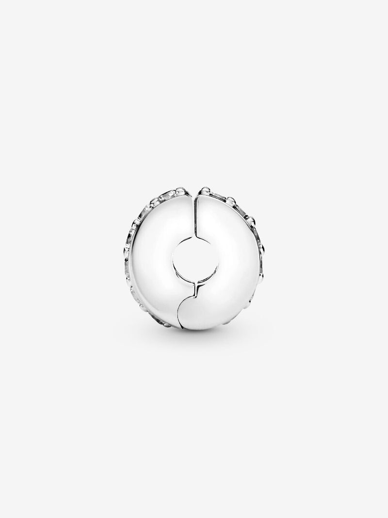 Shining Path Clip Charm - Sterling Silver - 791972CZ