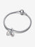 Puzzle Piece Hearts Splittable Friendship Dangle Charm - Sterling Silver - 792239C01