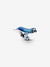 Metallic Blue Gecko Charm - Sterling Silver - 792701C01