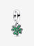 Four Leaf Clover Dangle Charm - Sterling Silver - 792751C01