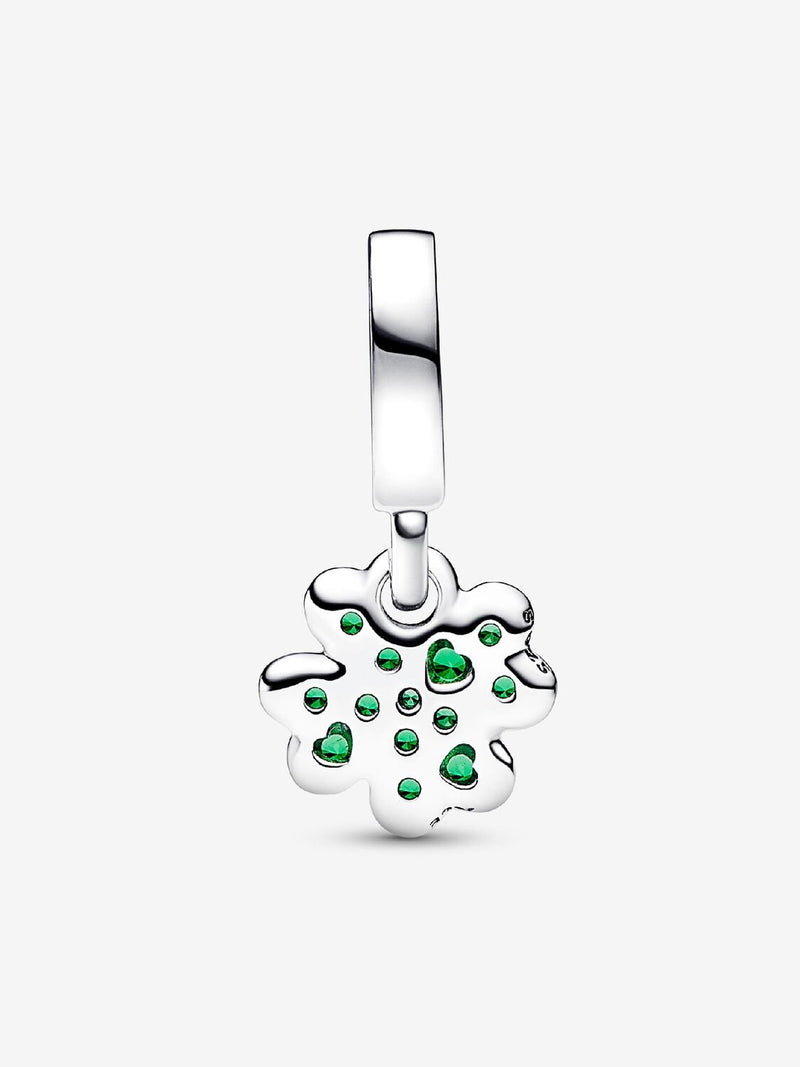 Four Leaf Clover Dangle Charm - Sterling Silver - 792751C01